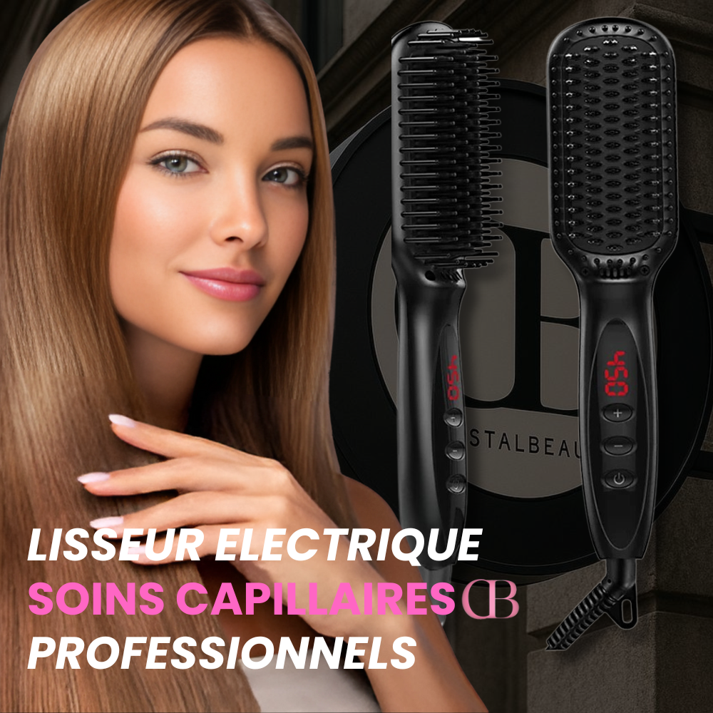Brosse lissante électrique professionnelle