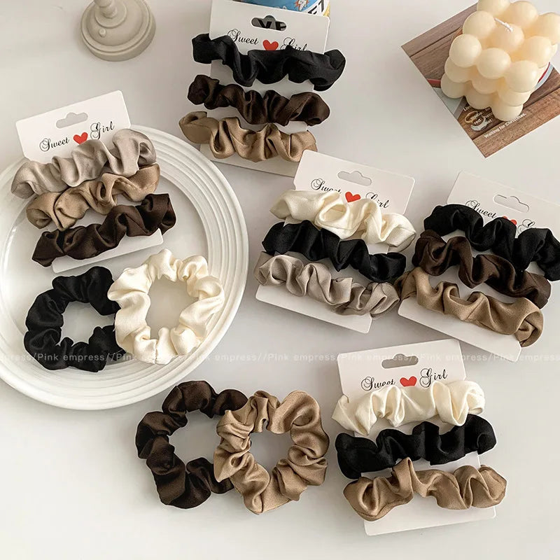 Chouchous élastiques en Satin