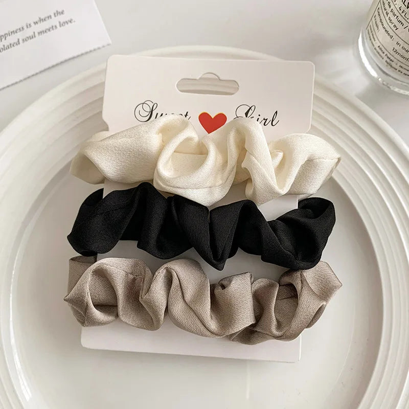 Chouchous élastiques en Satin