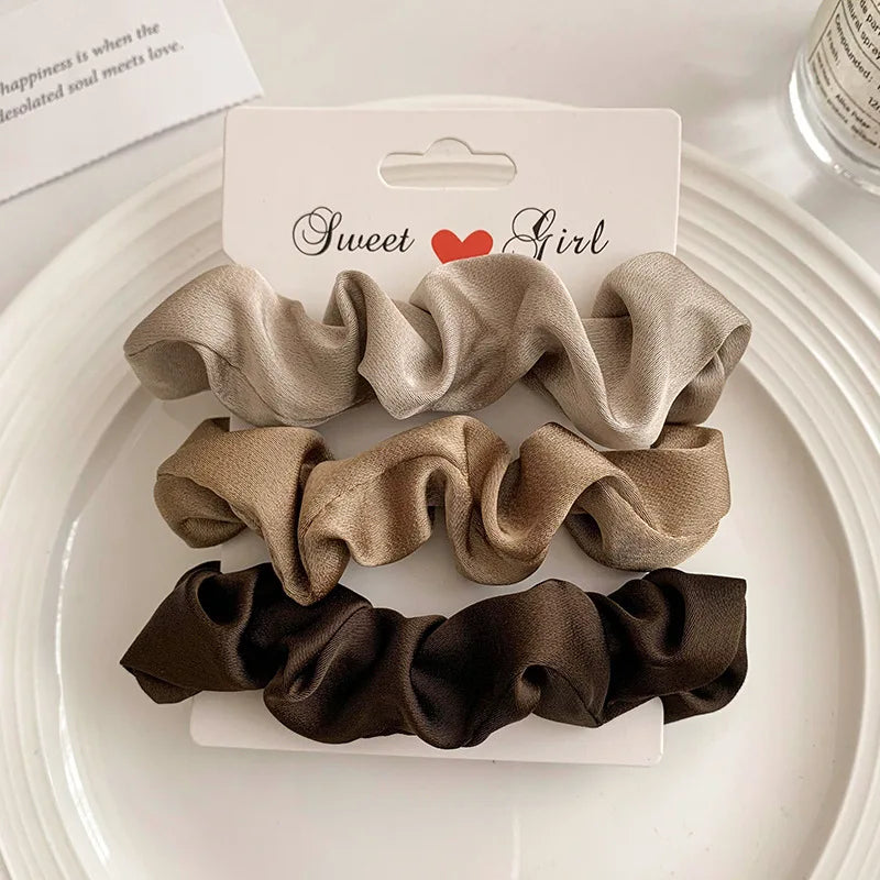 Chouchous élastiques en Satin