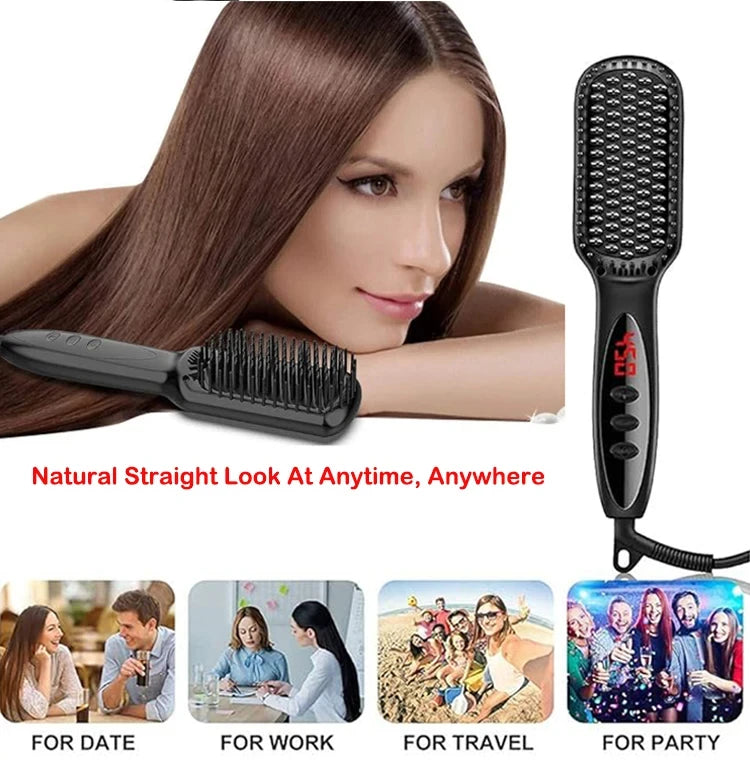 Brosse lissante électrique professionnelle